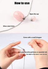 Load image into Gallery viewer, Essential Oil Crystal Pendant Necklace