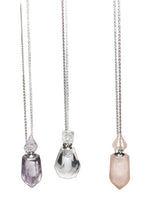 Load image into Gallery viewer, Essential Oil Crystal Pendant Necklace