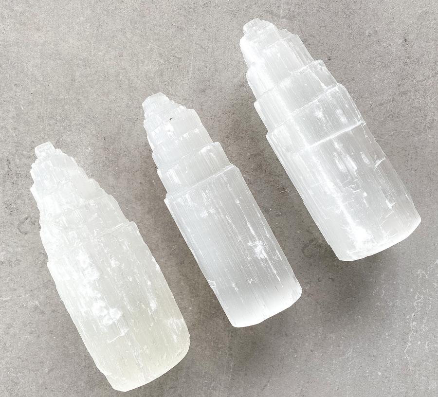 Selenite Tower - Medium